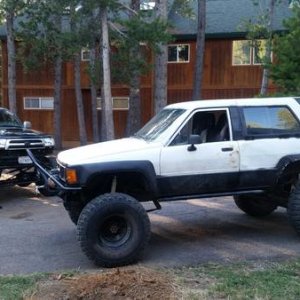 Had to re position my truck in the driveway after getting a second notice from my HOA. Damn these people have nothing better to do, I did have my truc
