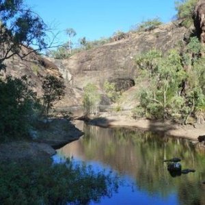 Looking up the gorge
