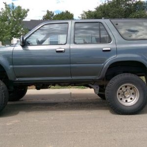 90 T4R, Picked it up at a great price needing a transmission. Took two weekends of work, but I managed to swap the tranny and it works great. Big plan