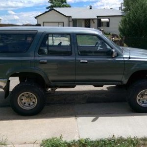90 T4R, Picked it up at a great price needing a transmission. Took two weekends of work, but I managed to swap the tranny and it works great. Big plan