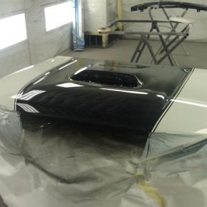While painting the body...I decided to go ahead and get a hood scoop!  This really make our 4Runner look good/aggressive!!