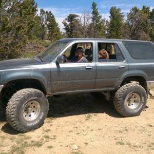First time wheeling Lloyd. They both did well (Lloyd and The Old Lady) Apex, Co