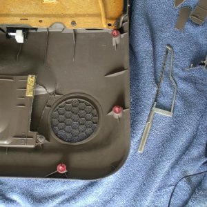 Trimming door panel