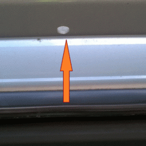 Hole on bottom of spoiler 1/4"