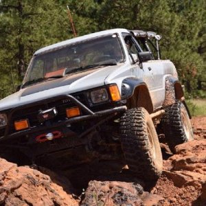 in the rock garden at the 2015 Lonestar Toyota Jamboree