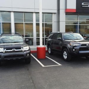 delivery day...next to 4th Gen.