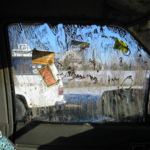 4runner inside window after rollover