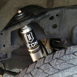 ICON aliminum rear shocks (ext travel) and overland springs