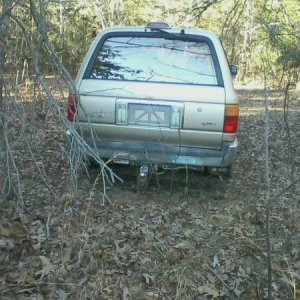 Rear end has had a little cleaning