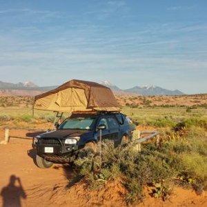 Camping out at Moab for the first time