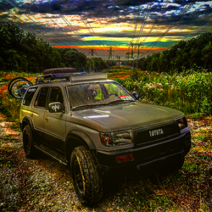 little bit of edit ( or a lot haha ) found a cool little trail and the sky permitted for a fun pic!