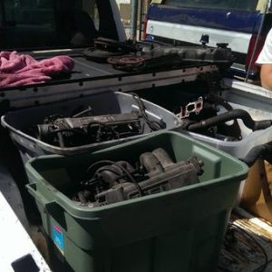 All my motor parts haha