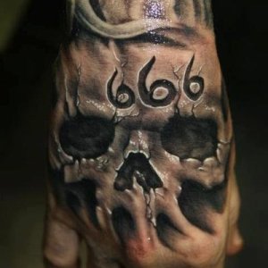 My new Tattoo! The devil left his mark...
