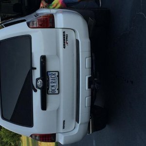 The rear
