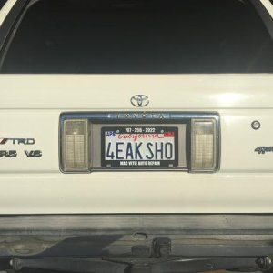 Custom plates arrived