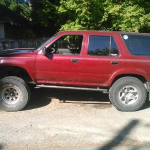 Drove like this for a week until the next weekend to do the back