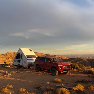 Top of Smokey Mtn Road. Nice camp spot.