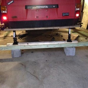 When we cut out the old frame