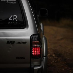 Tail lights from Eagle Eyes and reppin' the 4RunnerMafia Instagram Decal!