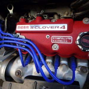 RED engineheadcover
Blue plugchord
STI Oilcap