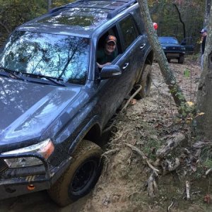 Cory was enjoying the shit out of all the attention. (And using it as an excuse to get a new bumper.)