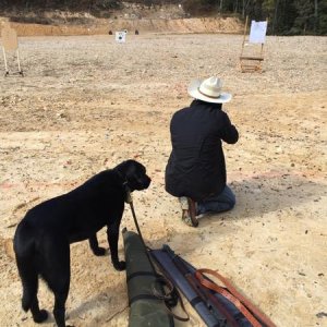 Jess got bored at the range pretty fast.