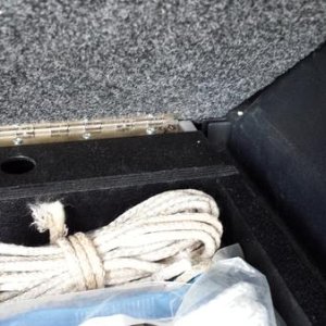 passenger side hinge and header
