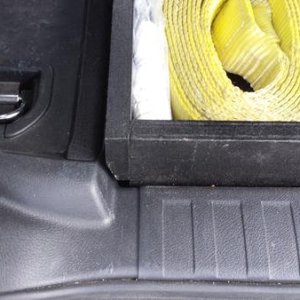rear driver's side corner bevel
