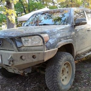 Filthy 4Runner. She's happy when she's dirty.