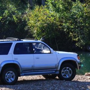 Weekend after I got her fishing on the spring river