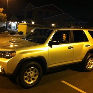 first night home from the dealer