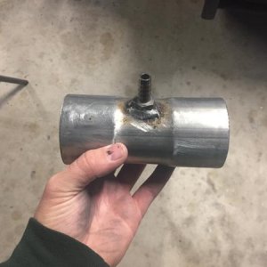 Had a local muffler shop make this for my ISR mod