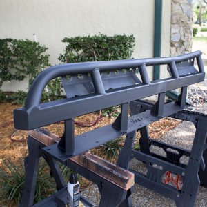 2nd primer coat drying on our new C4 Fab Rock Sliders