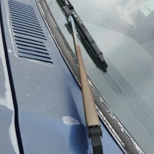 ws wipers have since been replaced but need to clean off rust and paint the arms