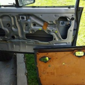passenger window gears, levers and lock linkage/mechanisms cleaned and treated with lithium grease but need to go back and use heavier duty grease on 