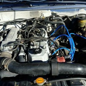 new NGK spark plug wires, cap & rotor, new coil
