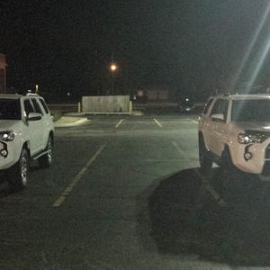 My TEP next to my buddies TRDPro