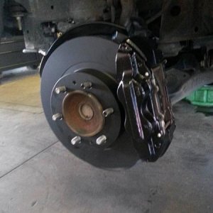 All black Duralast Gold rotors
