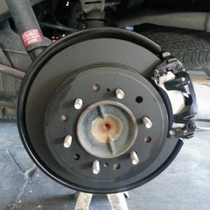All black Duralast Rotors
