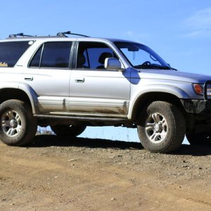taken at usal beach north of rockport, ARB and Stubb Sliders, some suspension work but pretty low key