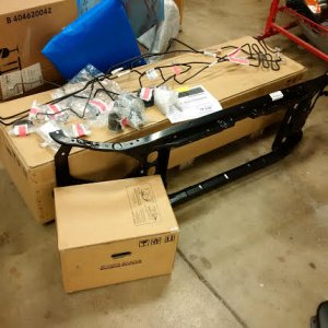 core support, brake lines, new rear loaded diff, rear end