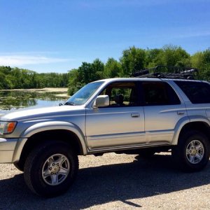 With the lift installed.