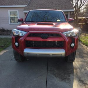 Dipped the front chrome and pulled the plate bracket.