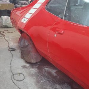 At the shop getting body work and paint. NECC in Upton, MA