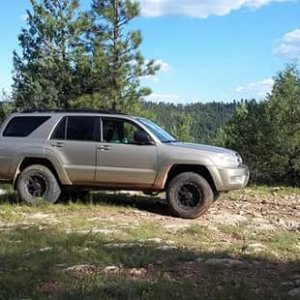 Parked @ top of clear creak