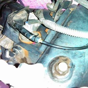 Replacement go axle with factory e-locker