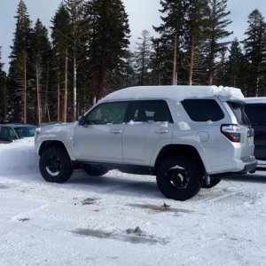 Chair 2 parking at Mammoth
