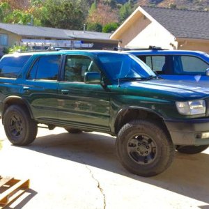 Pre-lift ... Just plasti dipped the wheels / all chrome