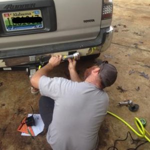 Installing flush mount LED pods in my rear bumper