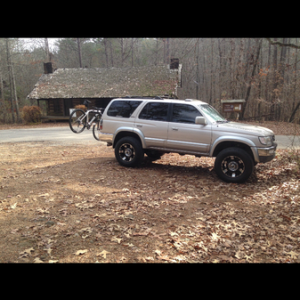 Mountain bike riding at tannehill